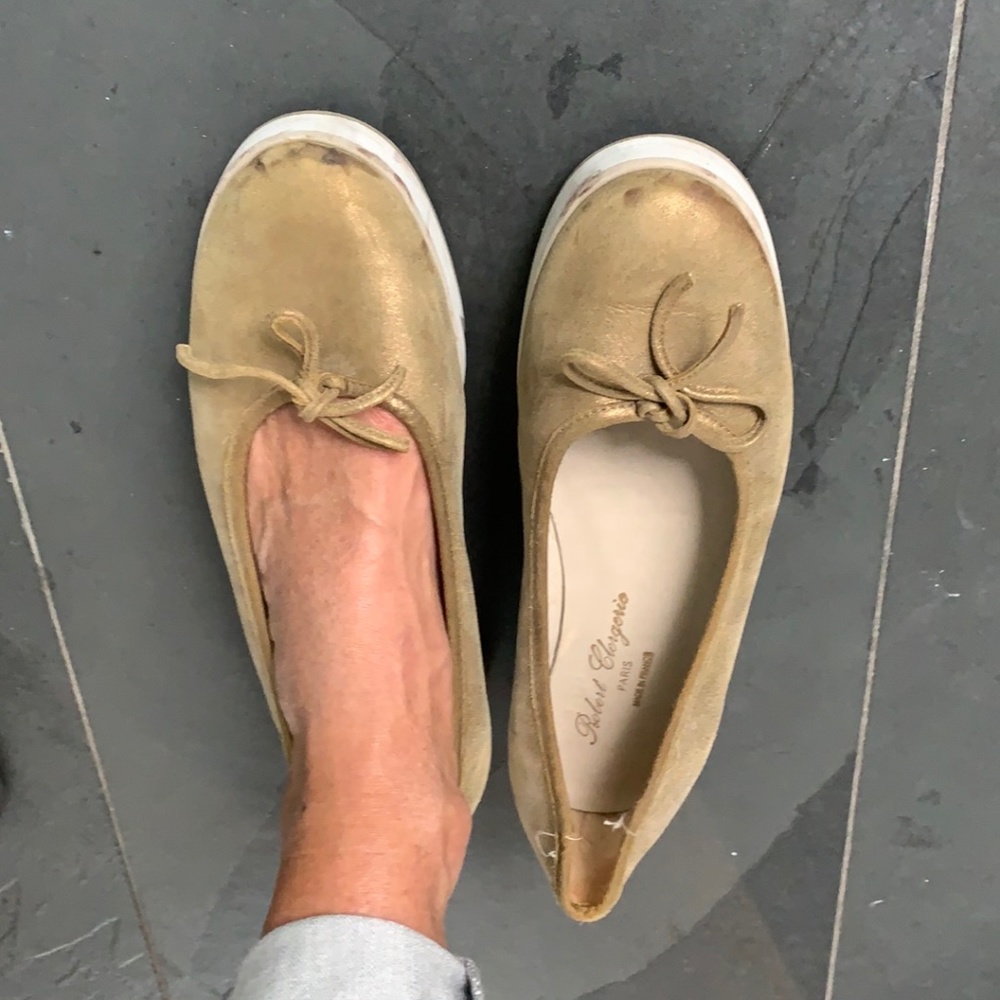 Platform ballet flats